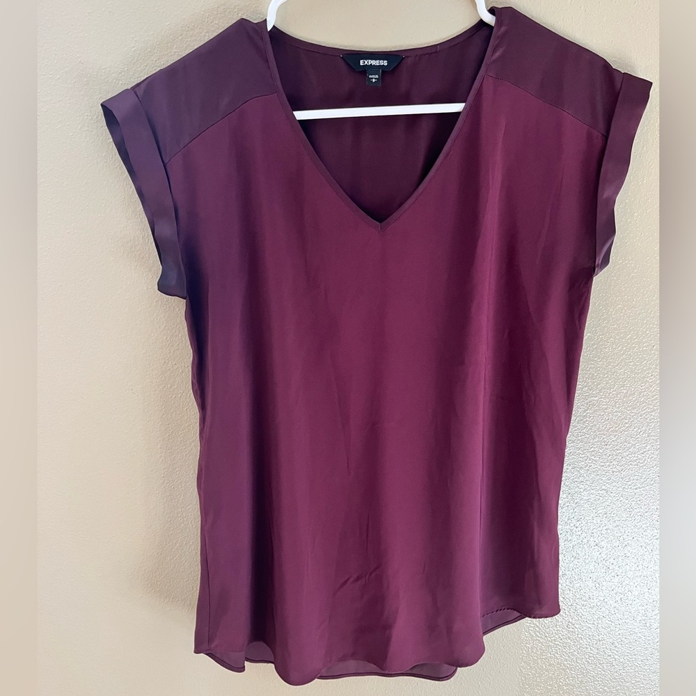 Purple Express Blouse Size S